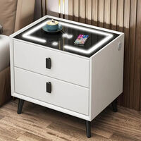 Hora de tirar tu viejo buró: este modelo con carga inalámbrica le dará un toque moderno de tu cuarto