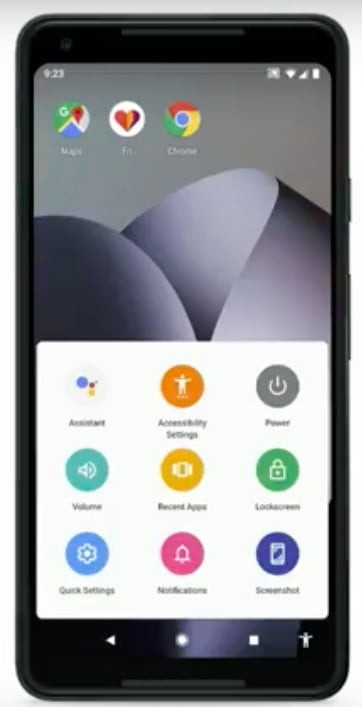 Accessibility Menu 362x707