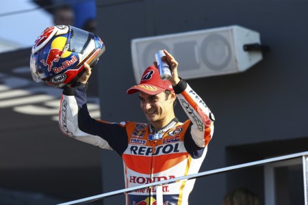 Dani Pedrosa alcanza los 100 podios en MotoGP