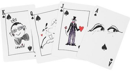 Un regalo curioso para Reyes: baraja de cartas de Lanvin