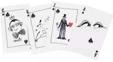 Un regalo curioso para Reyes: baraja de cartas de Lanvin
