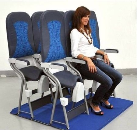 Skyrider: un nuevo tipo de asiento para aviones