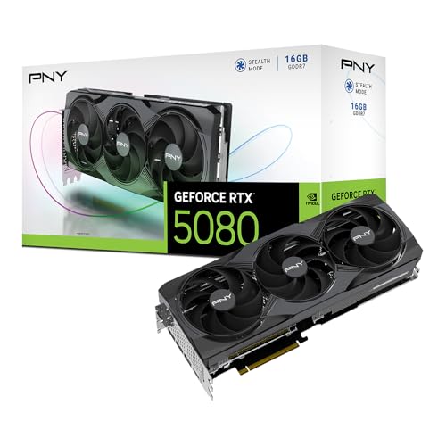 PNY Tarjeta Gráfica GeForce RTX™ 5080 16GB OC 