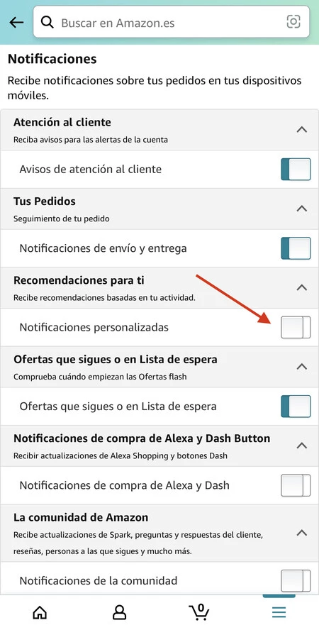 Amazon iPhone 通知 4