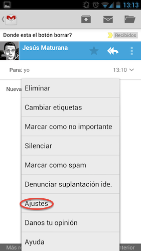 Ajustes