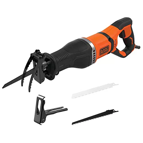 BLACK+DECKER Sierra de sable 750 W, Velocidad variable, 2800 rpm