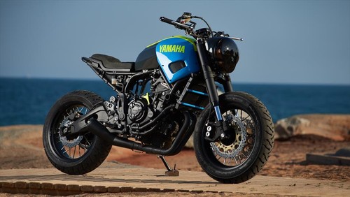 Saluda a Otokomae, la minimalista Yamaha XSR700 de Ad Hoc Café Racer