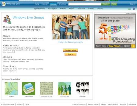 Windows Live Groups será lanzado el 17 de noviembre