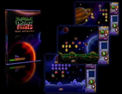 The Attack of Mutant Fruits from Outer Space, arcade para Mac