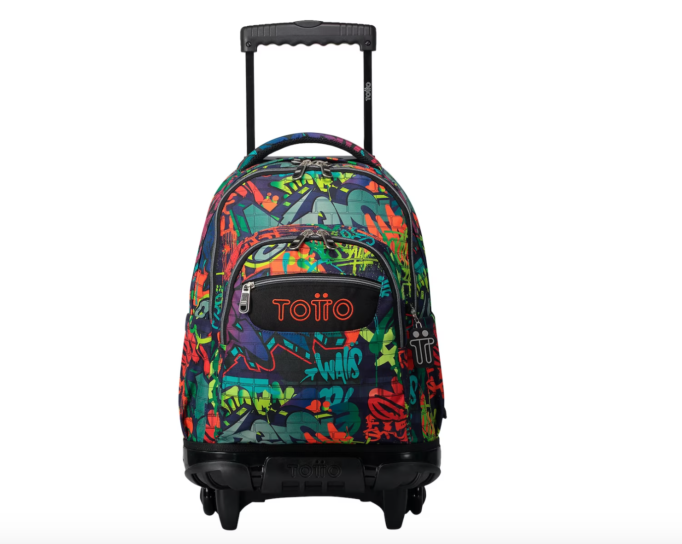 Mochila Totto estampada de ruedas