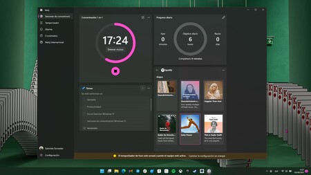 Las nuevas sesiones de concentración en Windows 11 son el pomodoro perfecto para los amantes de las técnicas de productividad