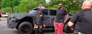 Shaquille O'Neal se pasa el juego con su mole apocalíptica blindada de más de 700 CV que le han hecho a medida 