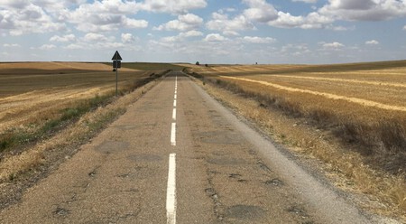 Carretera en mal estado