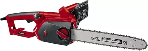 Einhell Motosierra eléctrica GE-EC 2240 (2200 W, longitud de corte: 37.5 cm, velocidad de coste: 15m/s, 7800 rpm, espada y cadena de calidad OREGON)