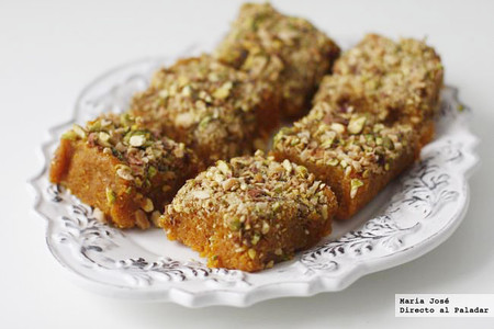 Gajar barfi o dulce de zanahoria. Receta de postre hindú