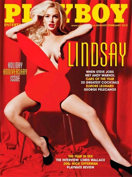 Pedazo despelote el de Lindsay Lohan en Playboy