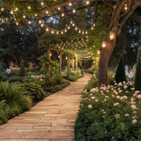 Tu jardín más instagrameable con estas luces LED solares e impermeables: por menos de 14 euros 