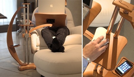 LoungeWood, el accesorio definitivo para usar el portátil en el sofá