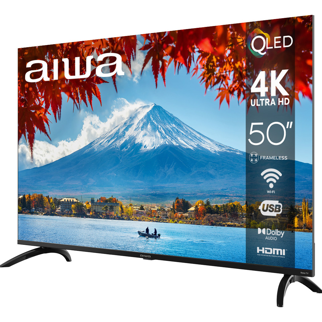 Pantalla Smart Tv Aiwa Roku 50 Pulgadas Qled 4k