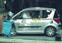 Peugeot 1007, el mejor en la EuroNCAP