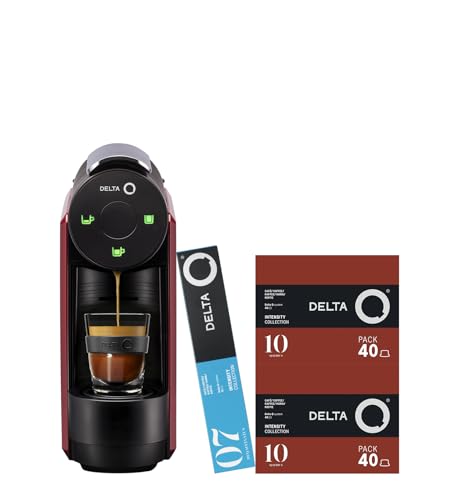 Delta Q | Cafetera Cápsulas MiniQool Rojo 19 Bares 0,6 L