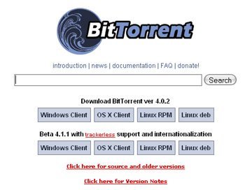 Buscadores de archivos .torrent