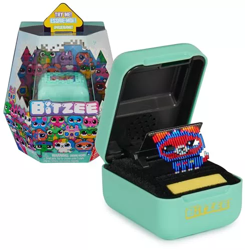 BIZTEE MINT - JUGUETE MASCOTA INTERACTIVA DIGITAL - JUEGO INTERACTIVO CON 15 ANIMALES EN SU INTERIOR - Mascotas Virtuales y Electrónicas que Reaccionan al Tacto - 6071269 - Juguetes Niños 5 Años +