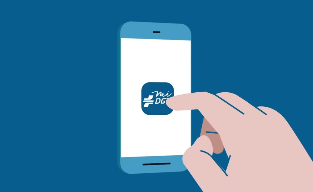 Cómo pagar una multa desde la app miDGT