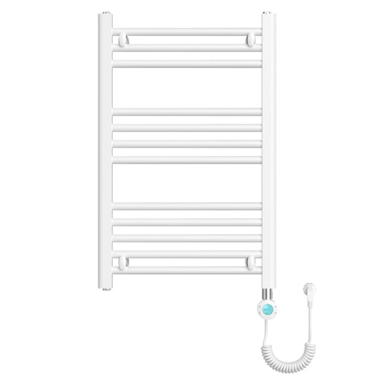 Radiador toallero eléctrico Cicsa EZX0750BL21 400W de color blanco
