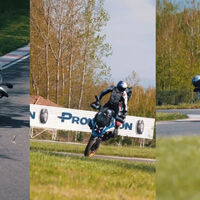 Tocando rodilla con una BMW R 1300 GS en circuito. La locura de Toprak Razgatlioglu con una trail que viene de familia