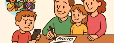 "Todos mis amigos tienen móvil". Ya hay familias firmando (literalmente) un pacto para no caer en la presión social