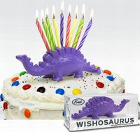 Dinosaurio para la tarta de cumpleaños