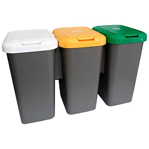 AC - Set de 3 Cubos de Basura 75L 
