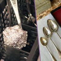 El truco del papel de aluminio para que los cubiertos queden brillantes tiene un pero: solo funciona con los de plata