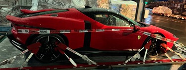 Este Ferrari 849 Testarossa de medio millón de euros estaba listo para volar de Frankfurt a México, pero algo no cuadraba. La aduana lo bloqueó