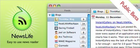 NewsLife, otro lector de feeds RSS de pago