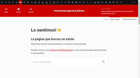 Error 404 Motorpasion