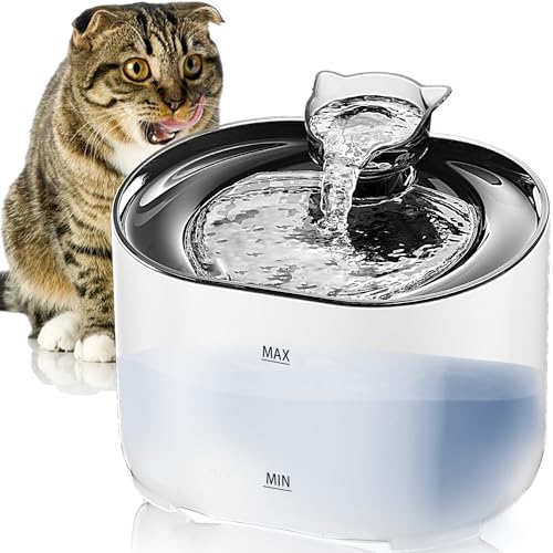 MXCOCO Bebedero para Gato con Luz LED