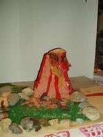 Manualidades científicas: Un volcán en erupción