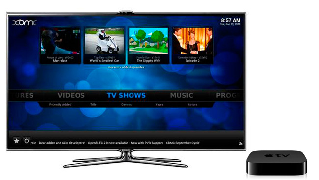 XBMX 12 en Apple TV