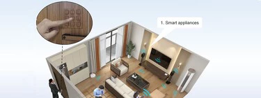 Estos suelos, muebles y apliques de madera se comunican con el hogar inteligente y no necesitan baterías ni estar enchufados