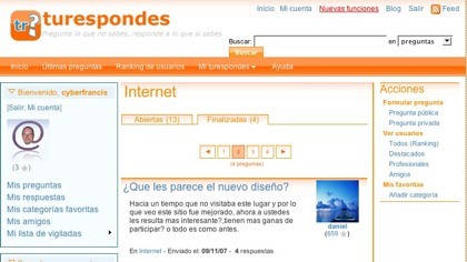 Turespondes, red social española de preguntas y respuestas