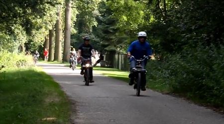24 horas en Velosolex, menuda paliza