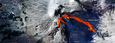 Espectaculares imágenes del volcán Etna en erupción desde la Estación espacial europea