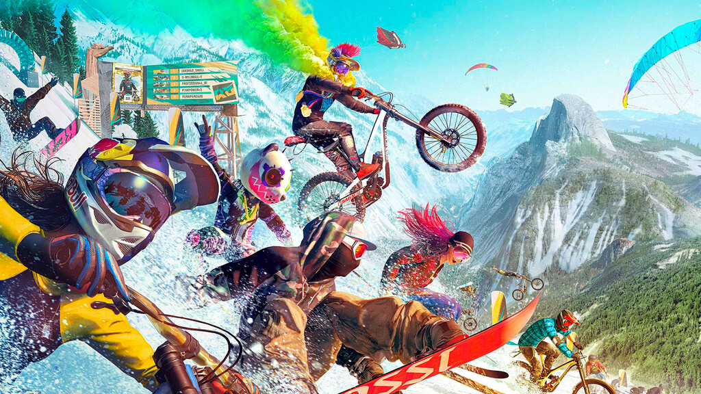 Juega gratis a Riders Republic por tiempo limitado y haz todas las locuras que nunca te has atrevido Juega gratis a Riders Republic por tiempo limitado y haz todas las locuras que nunca te has atrevido