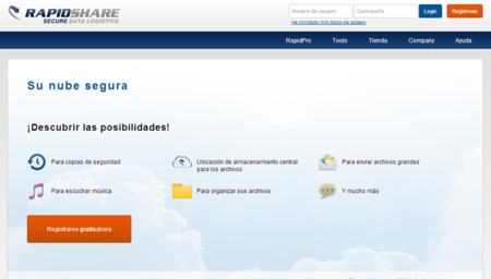RapidShare renueva su servicio y actualiza RapidDrive