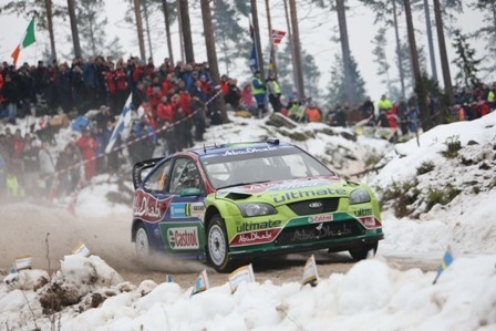 Los Ford aprovechan el revolcón de Sébastien Loeb en Suecia