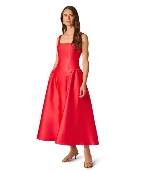 vestido midi fiesta