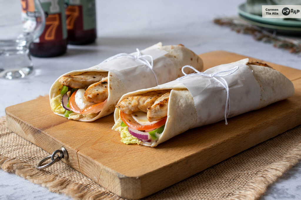 Cómo hacer el mejor wrap de pollo: receta fácil para solucionar una cena o almuerzo en 10 minutos