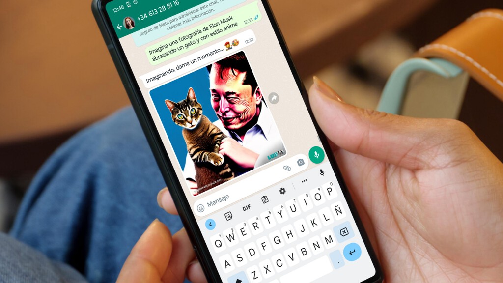 Sólo hace falta tener WhatsApp para crear imágenes con inteligencia artificial, en español y gratis: así puedes hacerlo con LuzIA 
